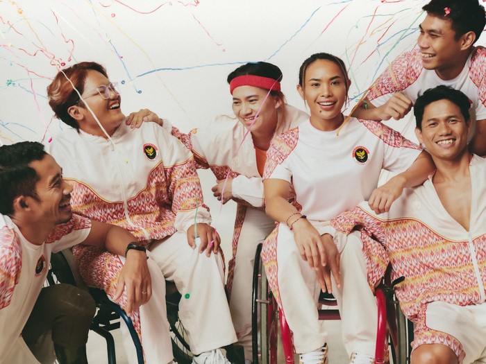 paralimpiade 2024 paris, Ikat Indonesia by Didiet Maulana