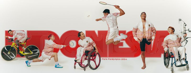 paralimpiade 2024 paris, Ikat Indonesia by Didiet Maulana