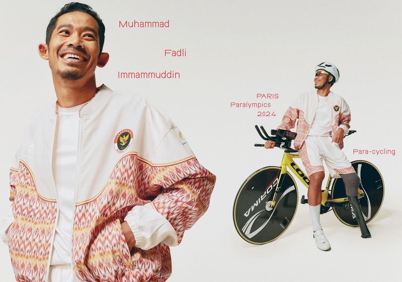 paralimpiade 2024 paris, Ikat Indonesia by Didiet Maulana
