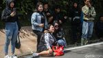 Pedagang di Puncak Histeris Lihat Kiosnya Dibongkar