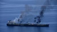 Misi angkatan laut Laut Merah Uni Eropa Aspides mengatakan dalam sebuah posting di X pada hari Senin (26/8), kapal berbendera Yunani Sounion telah terbakar sejak 23 Agustus setelah serangan oleh Houthi Yaman.