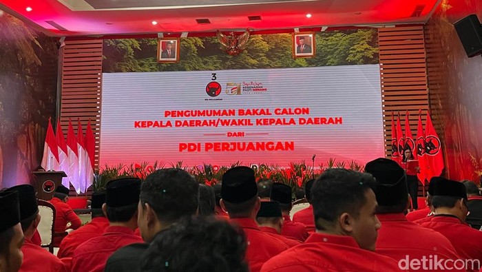 Pengumuman calon kepala daerah PDIP