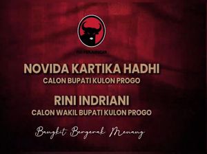 Sah! PDIP Usung Novida-Rini di Pilkada Kulon Progo