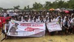 Pengungsi Rohingya Peringati 7 Tahun Genosida