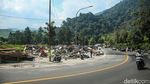 Penampakan Lapak PKL Puncak Rata dengan Tanah Usai Ditertibkan