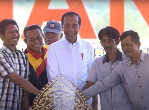 Jokowi Sebut Air SPAM Bandar Lampung Lebih Bersih dari Air Kemasan