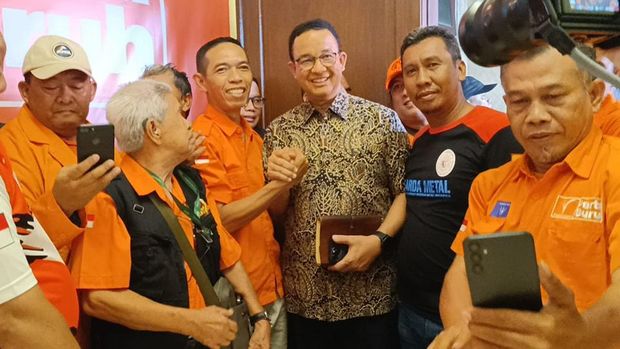 Presiden Partai Buruh Said Iqbal Presiden Partai Buruh Said Iqbal mengaku Partai Buruh akan mendukung dan mengusung Anies Baswedan sebagai cagub Jakarta. (Facebook/partai buruh)