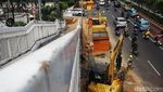 Proyek Perbaikan Utilitas dan Trotoar di Pancoran Terus Dikebut