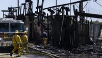 Penyebab kebakaran masih dalam penyelidikan. Tidak ada korban luka yang dilaporkan.   