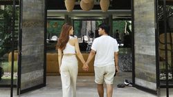 Love is in the Air! Romantisnya Aaliyah Massaid dan Thariq Halilintar Liburan di Bali