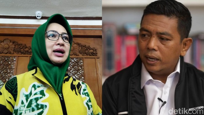 Airin Rachmi Diany dan Andra Soni di Pilgub Banten 2024 (dok. detikcom)