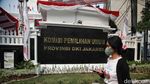 Begini Suasana Hari Pertama Pendaftaran Cagub di KPUD Jakarta