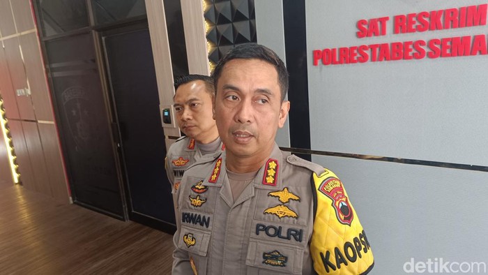 Kapolrestabes Semarang Kombes Irwan Anwar, Selasa (27/8/2024).