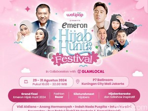 Siap-siap Bazar GlamLocal di Emeron Hijab Hunt Festival, Diskon Hingga 70%