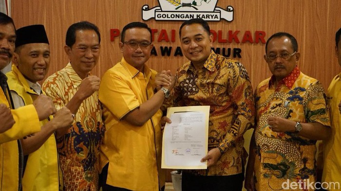 Golkar serahkan rekom ke Eri-Armuji
