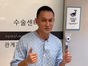 8 Potret Indra Bruggman di Korea, Liburan Sekaligus Jalani Oplas Wajah