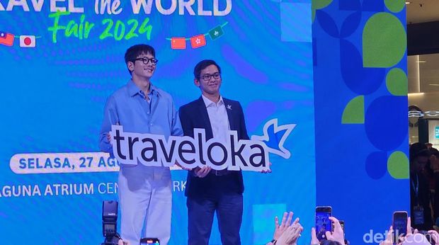 Ji Chang Wook di Traveloka Travel The World Fair 2024