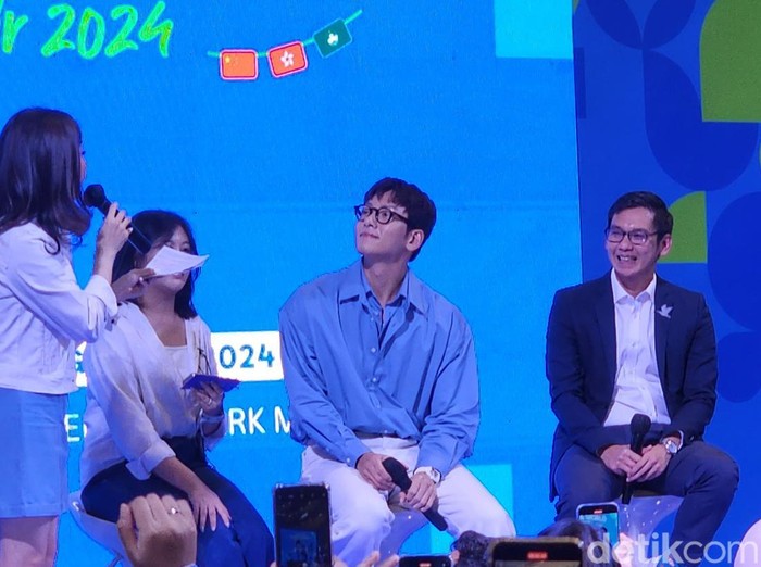 Ji Chang Wook di Traveloka Travel The World Fair 2024