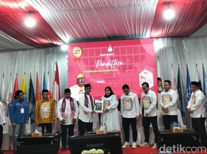 Ishak-Usman Daftar ke KPU, Ajak Warga Bone Bolango Jadikan Pilkada Romantis