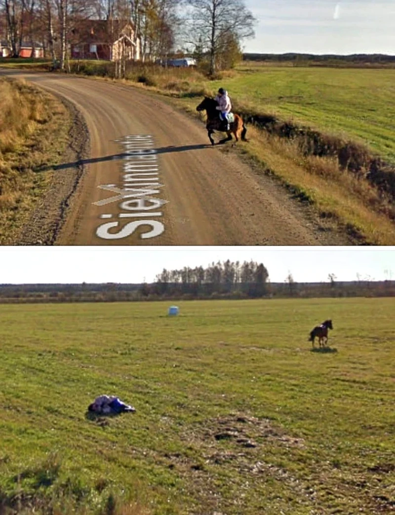 Kumpulan Foto Aneh yang Terekam dari Mobil Google