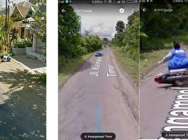 Kumpulan Foto Aneh yang Terekam dari Mobil Google