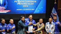 Dua pasangan calon yang diberikan rekomendari pada Pilgub yakni di Provinsi Papua Tengah dan Aceh.