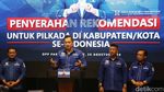 Momen AHY Serahkan Surat Rekomendasi ke 47 Calon Kepala Daerah