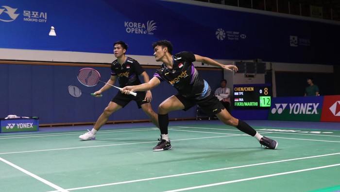 Muhammad Shohibul Fikri/Daniel Marthin meraih kemenangan pertamanya di Korea Open 2024. Ini karena mereka lebih siap dari lawannya.