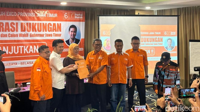 Partai Buruh Dukung Khofifah-Emil