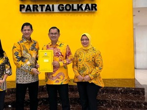 Arfi-Yena Maju di Pilwalkot Bandung Diusung Golkar dan PSI
