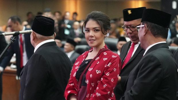 Pelantikan Tina Toon Jadi Anggota DPRD DKI Jakarta