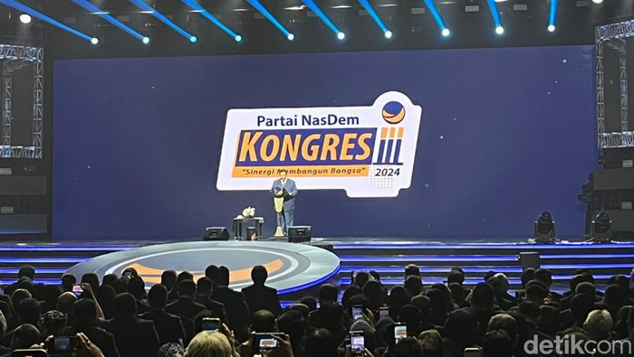 Prabowo di Kongres III NasDem