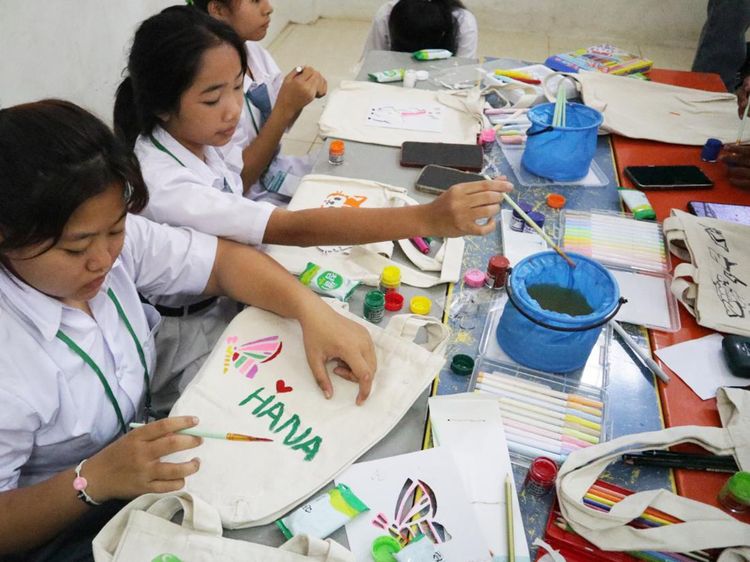 Antusias Siswa Sekolah Asah Keterampilan