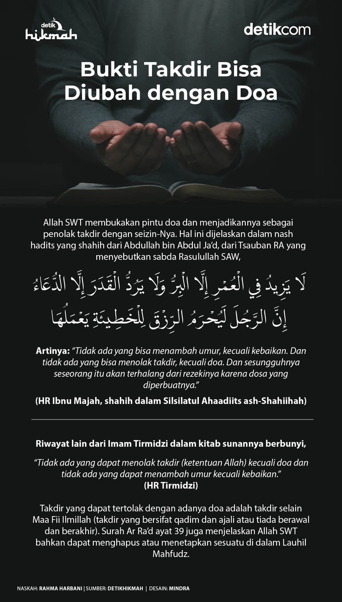 Takdir Diubah dengan Doa