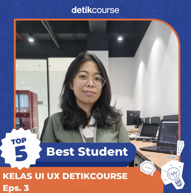 Top 5 peserta terbaik detikCourse UI/UX