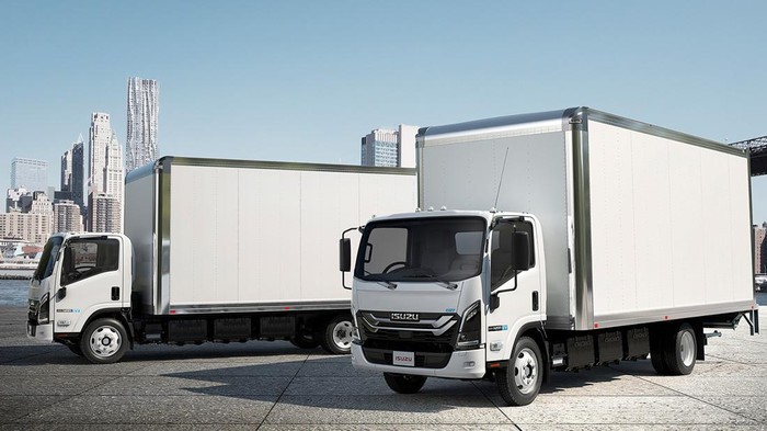 Truk listrik Isuzu NRR-EV