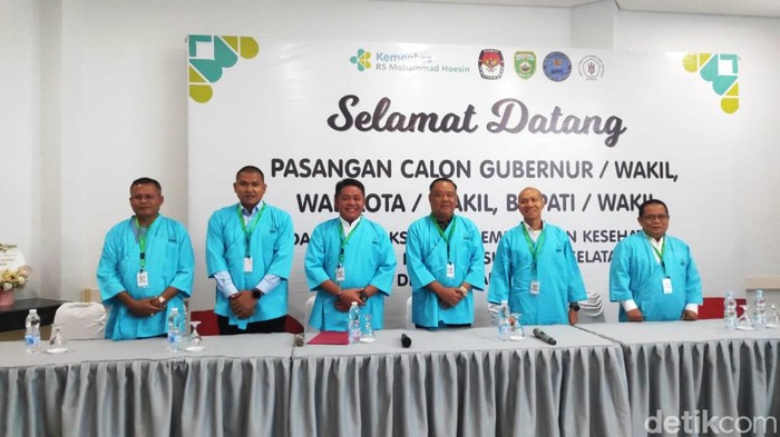 3 Paslon Pilkada serentak lakukan pemeriksaan kesehatan di RSUP Mohammad Hoesin