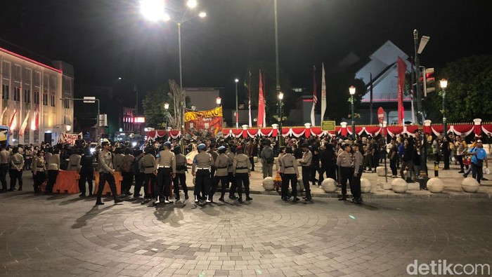 Aksi Jogja Memanggil, Rabu (28/8/2024).
