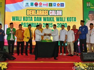 Adi Wibowo-Nawawi Maju Pilwali Pasuruan, Gus Ipul Pesan Jangan Korupsi