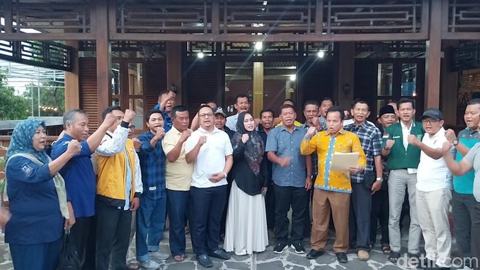 Deklarasi dukungan KIM plus untuk Eman Suherman di Pilkada Majalengka.