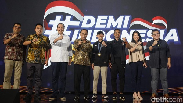 Menkominfo Budi Arie-Peraih Emas Olimpiade Veddriq Hadiri #DemiIndonesia Satu