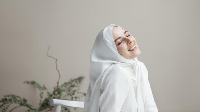 Ilustrasi wanita berhijab