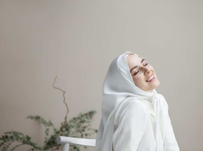 Ilustrasi wanita berhijab