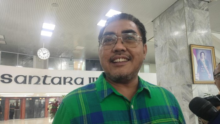 Waketum PKB, Jazilul Fawaid, di kompleks parlemen, Senayan, Jakarta Pusat, Rabu (28/8/2024).