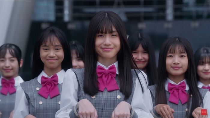 Tangkapan layar lagu Belalang yang Membangkang JKT48 Trainee