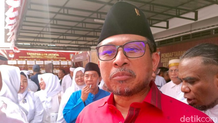 Ketua DPC PDIP Batam, Nuryanto sekaligus Bakal Calon Wali Kota Batam. (Alamudin Hamapu/detikcom)
