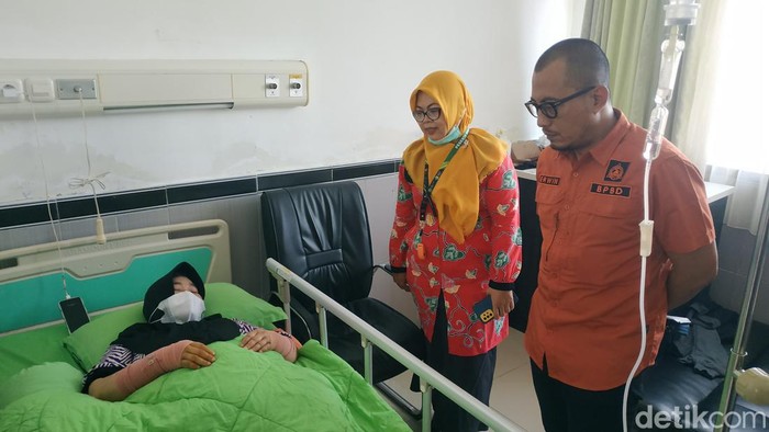 Korban gempa Gunungkidul di Pacitan.