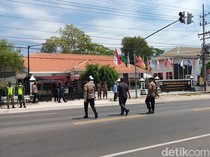 KPU Madiun Dijaga Ketat Jelang 2 Petahana Pecah Kongsi Daftar Pilbup