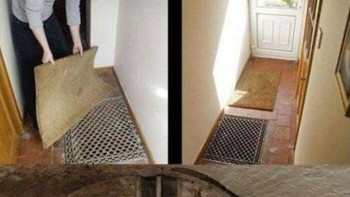 Pada tahun 2010, sebuah keluarga menemukan sebuah kapel kuno tersembunyi di bawah rumah mereka di Shropshire, Inggris. Foto: Historyfeels via Boredpanda