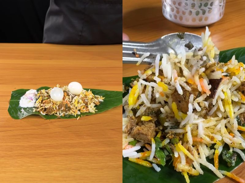 miniatur nasi biryani